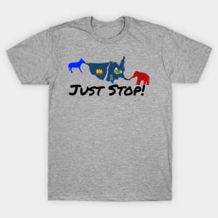 Just Stop! With icons T-Shirt